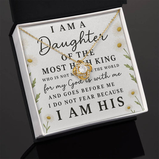 Daughter of The Most High King - Knot Necklace